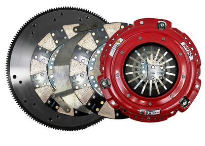 McLeod Racing RXT Twin Disc Clutch Kit for [09-26 GM LS-X] 8-Bolt Crank - Ceramic Discs, Steel Flywheel