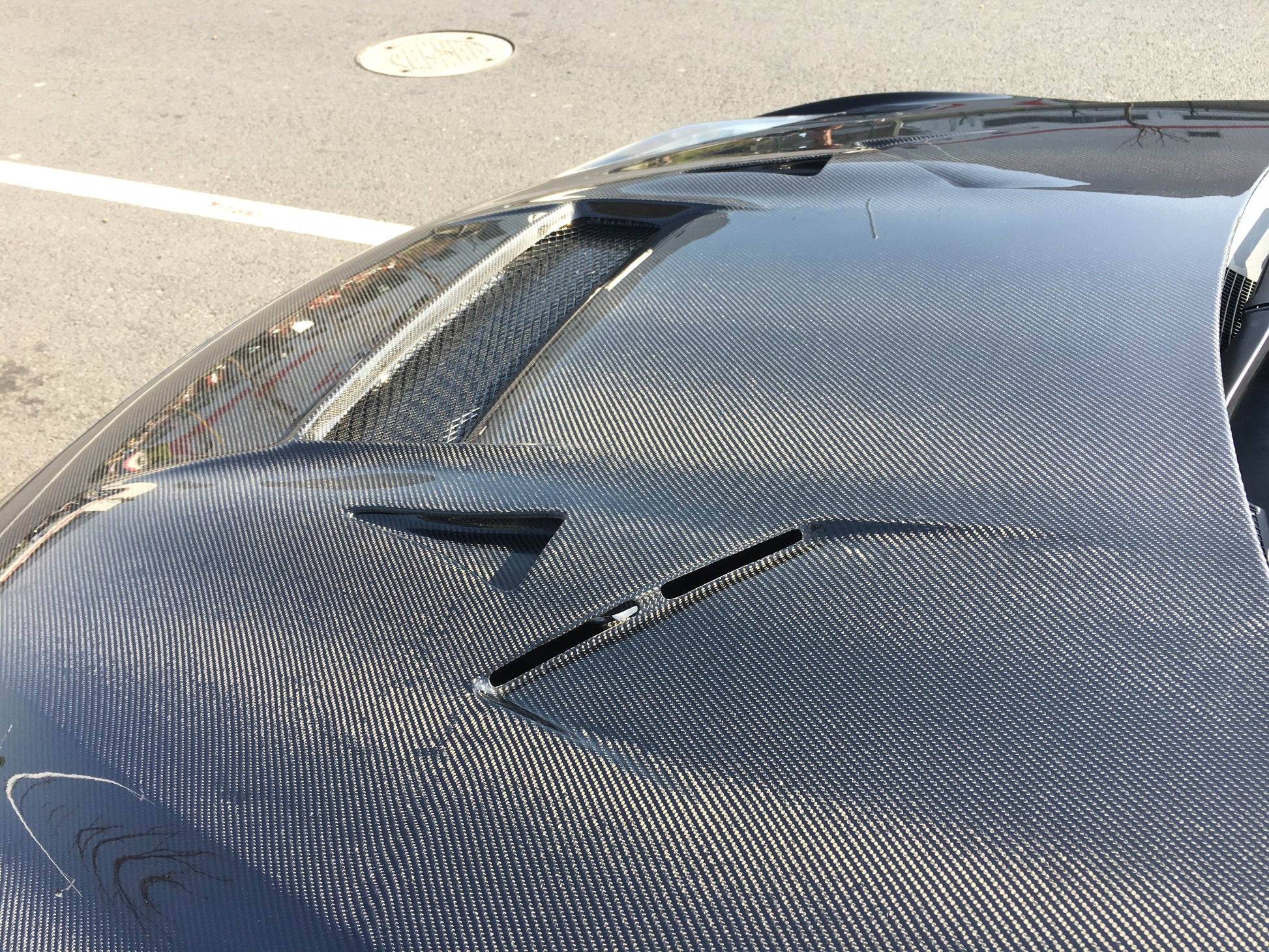 JDMuscle [17-24 GT-R] Carbon Fiber Hood - VS Style