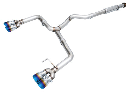 AWE Tuning [22-26 WRX] Track Edition Cat-Back Exhaust - Vapor Blue Tips, Part 3020-49979