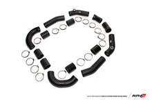 AMS [09-14 GT-R] Alpha Upper Intercooler Pipe for Speed Density - Wrinkle Black, Part Number amsALP.07.09.0006-1