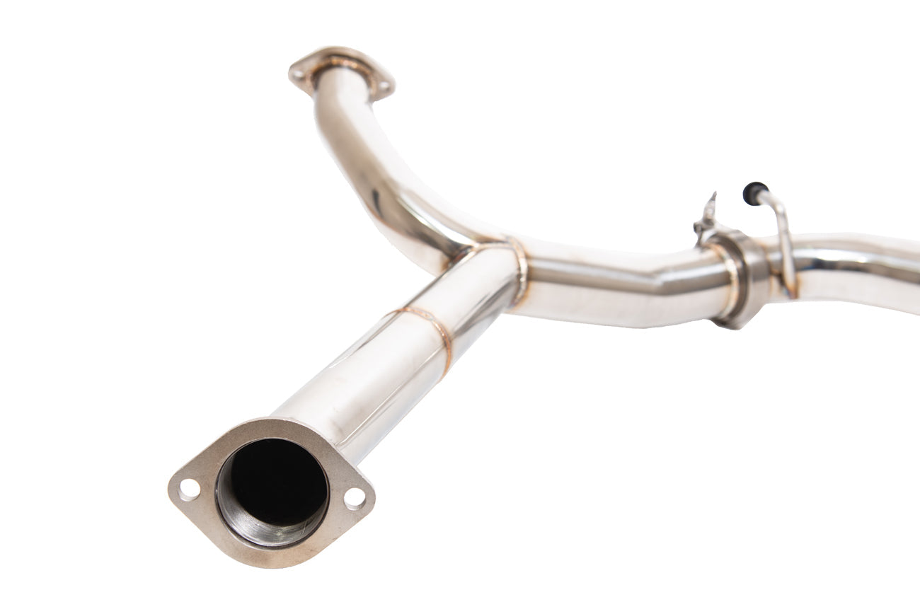 EXTREME ONLINE STORE 22-24 WRX 3" TO 2.5" PIPING T304 STAINLESS STEEL RESONATED MID PIPE | EXT-MP055