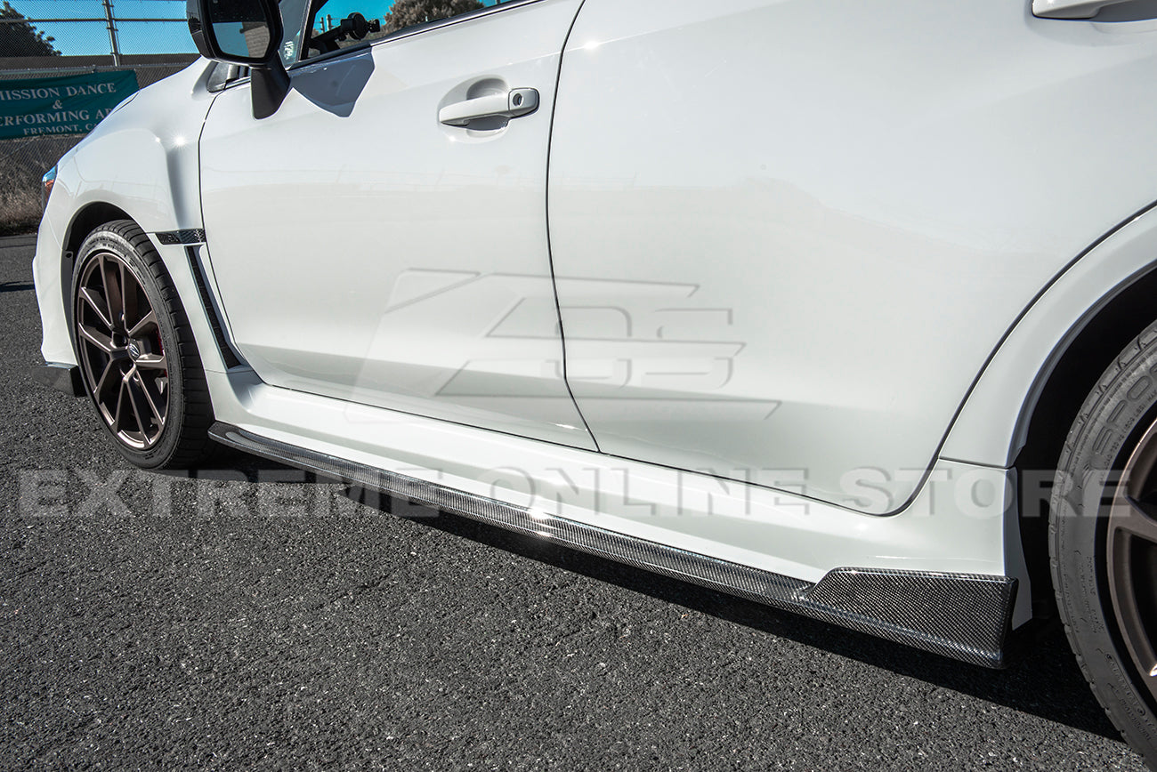 Extreme Online Store 15-17 Subaru WRX / STi VRS Style Front Splitter Lip & Side Skirts