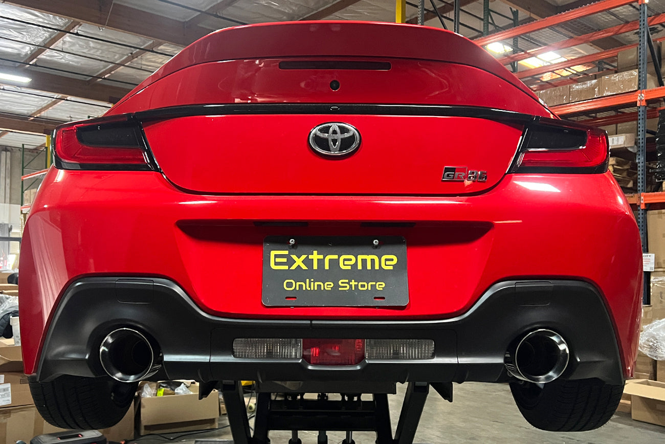 EXTREME ONLINE STORE 22-PRESENT GR86 / BRZ MUFFLER DELETE AXLE BACK EXHAUST | EXT-MD051