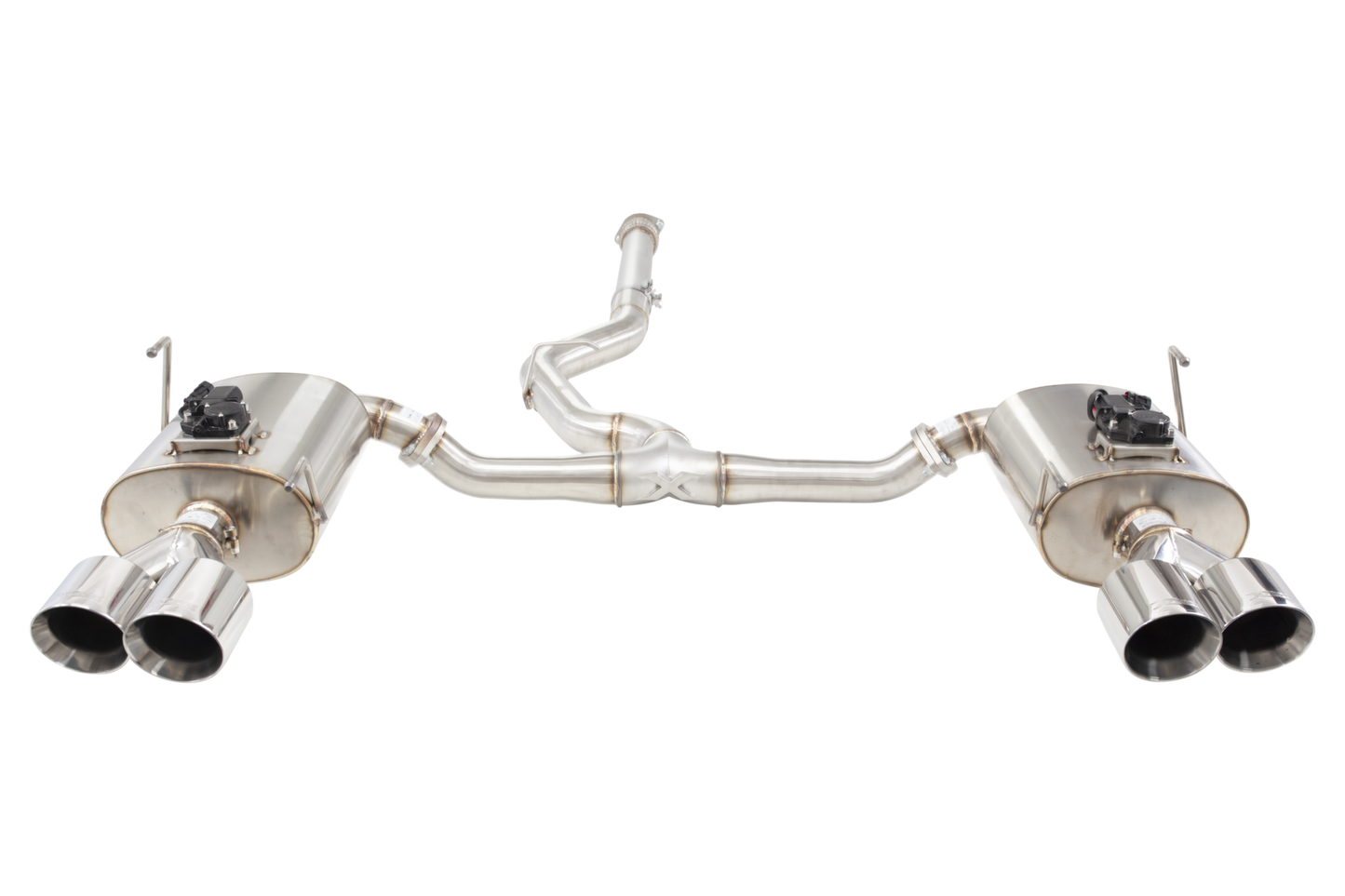 XForce [22-25 WRX] 304 Stainless Steel 3" Varex Valved Cat-Back System with Quad Tips | ESSWVB22VKCS