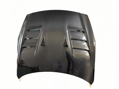 JDMuscle [17-24 GT-R] Carbon Fiber Hood - TS Style
