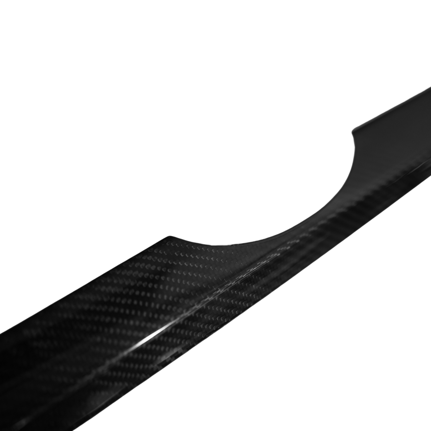 JDMuscle 22-24 Subaru WRX Tanso Dry Carbon Fiber Trunk Garnish Trim Cover w/ Gloss Finish