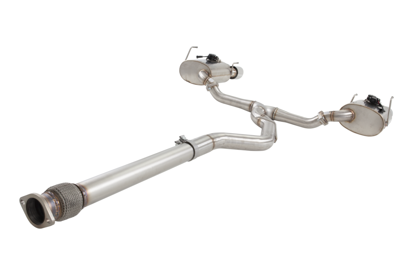 XForce [22-25 WRX] 304 Stainless Steel 3" Varex Valved Cat-Back System with Quad Tips | ESSWVB22VKCS