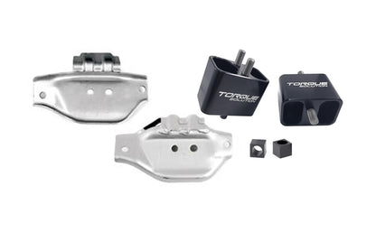 Torque Solution [15-18 WRX] Solid Engine Mounts - Black