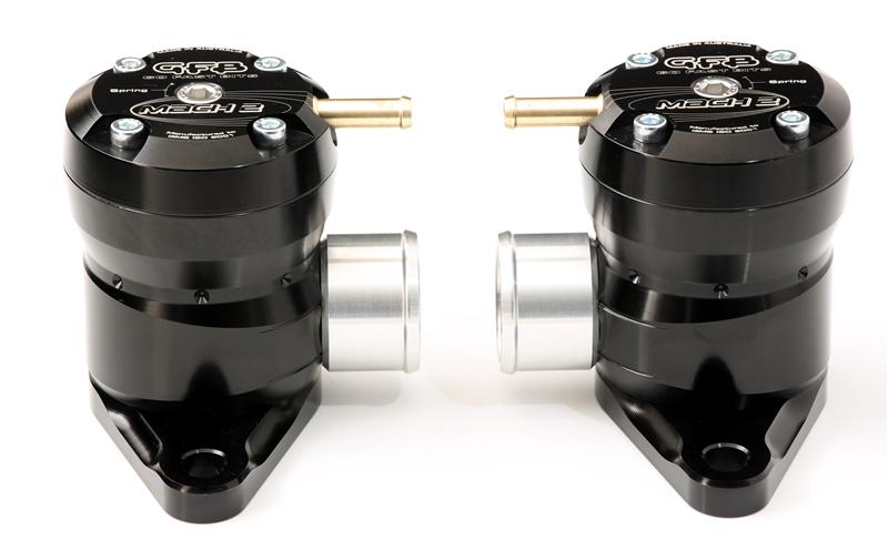 Go Fast Bits [09-14 GT-R] Mach 2 TMS Recirculating Diverter Valves, 2 Valves - Black