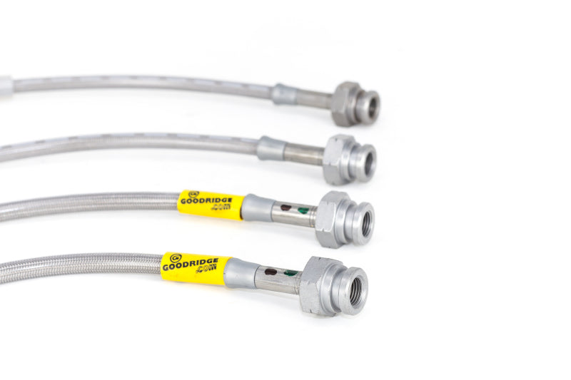 Goodridge [97-00 Civic] G-Stop Stainless Steel Brake Line Kit - Silver
