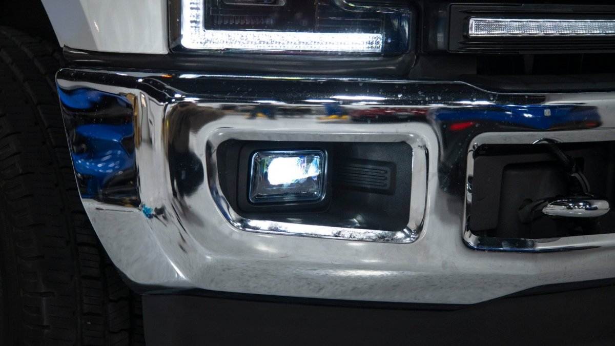 2015 - 2020 F150 / 2017 - 2022 F250 F350 LED Fog Lights w/Black Housing - OLM - JDMuscleOLME.16051.1