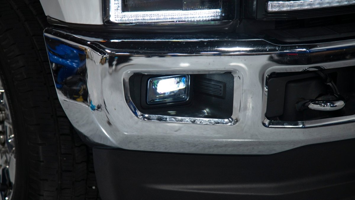 2015 - 2020 F150 / 2017 - 2022 F250 F350 LED Fog Lights w/Black Housing - OLM - JDMuscleOLME.16051.1