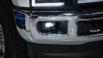 2015 - 2020 F150 / 2017 - 2022 F250 F350 LED Fog Lights w/Black Housing - OLM - JDMuscleOLME.16051.1