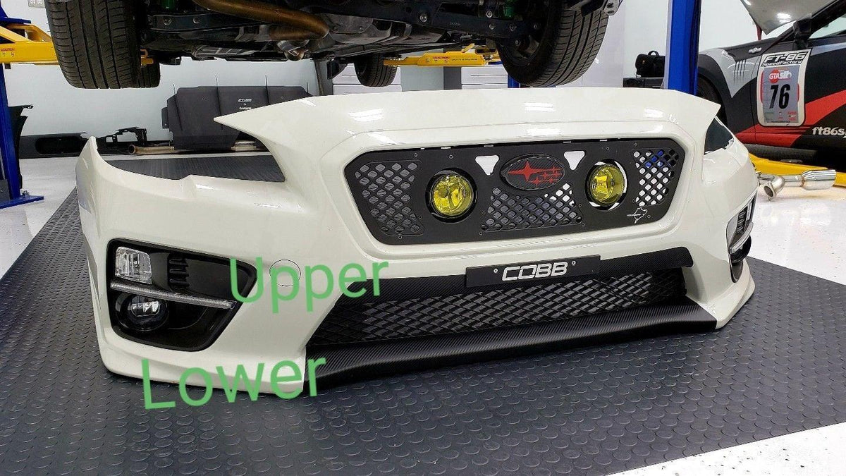 StickerFab [15-17 WRX/STI] 2018 Style Bumper Overlay Upper and Lower
