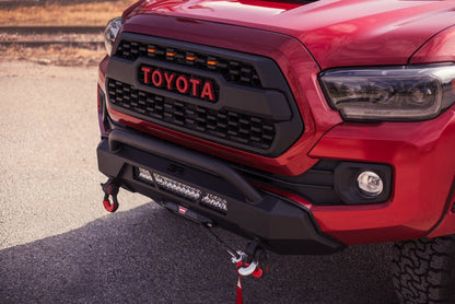 Body Armor 4x4 16-23 Tacoma HiLine Front Winch Bumper | TC-19339