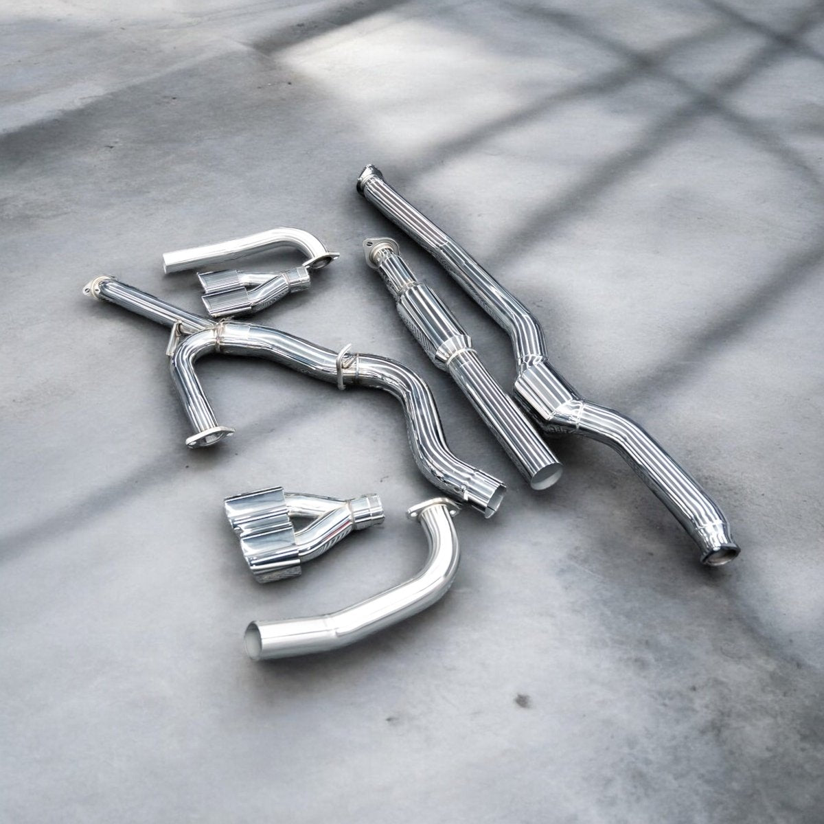 2022 - 2025 Subaru WRX AFD Race Catback System - JDMuscleExhaustVB-UPAXLE-GPolished Tips