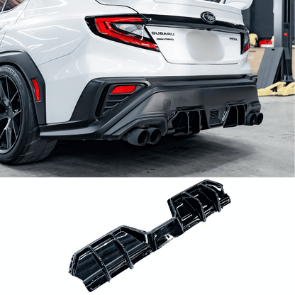 2022 - 2025 Subaru WRX AFD Rear Diffuser - JDMuscleRear DiffusersVB-OE-GBK-DIFFGloss Black