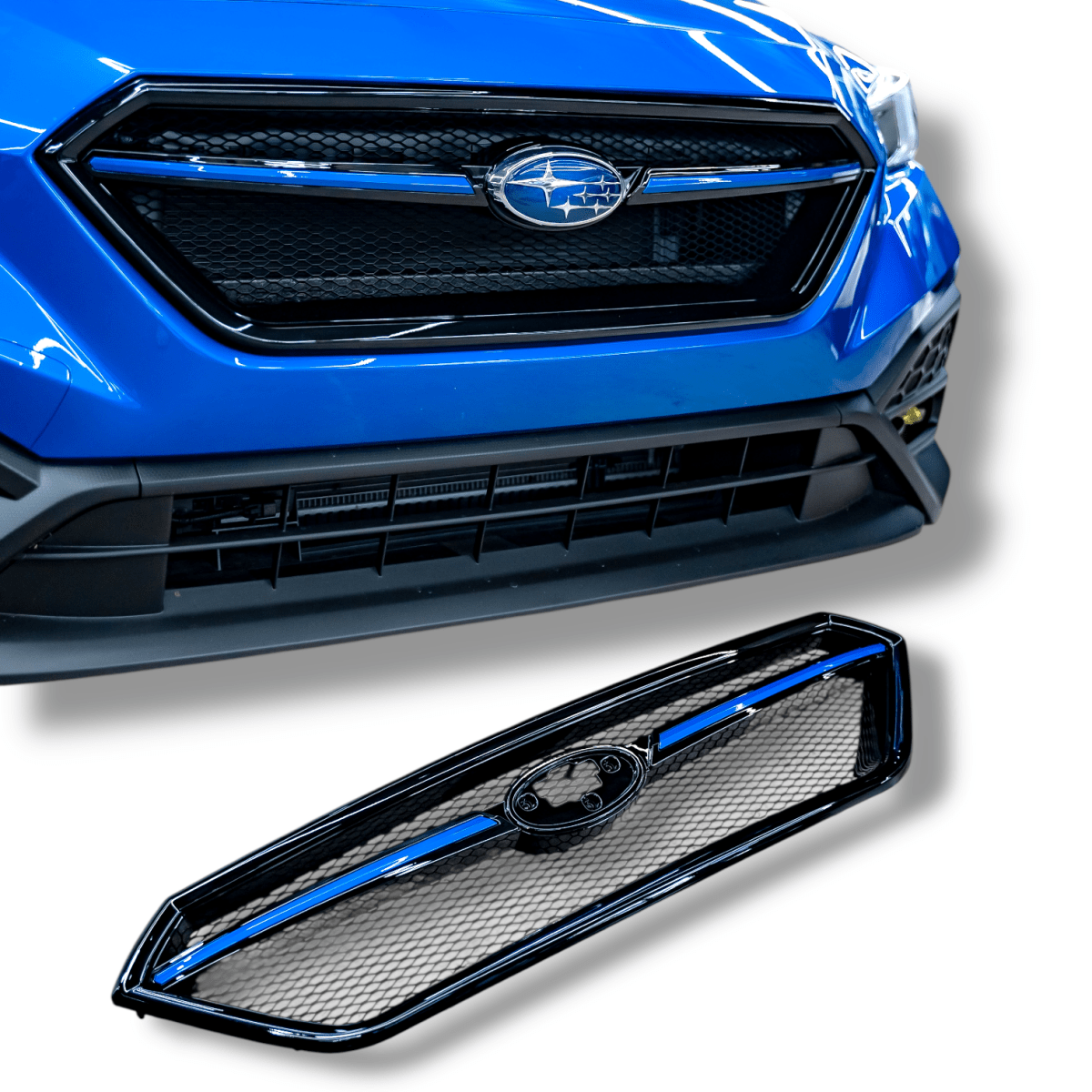 2022 - 2025 Subaru WRX AFD V4 Sport Grill - JDMuscleGrillVB-V4-M6Y-GRILLCeramic White Insert