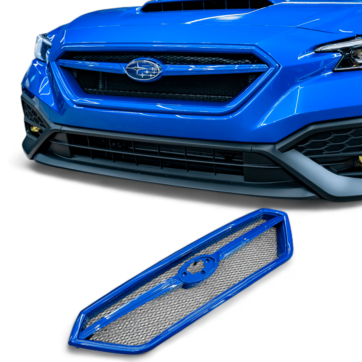 2022 - 2025 Subaru WRX AFD V4 Sport Grill - JDMuscleGrillVB-V4-M6Y-GRILLCeramic White Insert