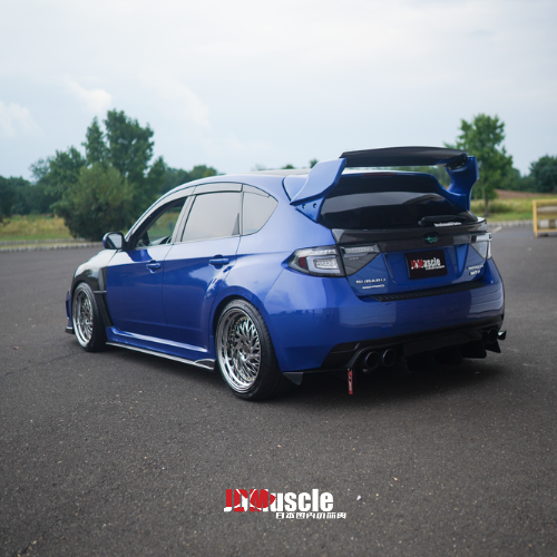JDMuscle [08-14 WRX/STI] VS Style Spoiler w/ Brake Lights | ABS / Paint Matched / Partial Carbon Fiber - Return