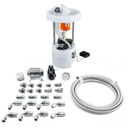 DeatschWerks [06-11 Civic] Si K20 DW400 Pump Module and Return Kit with PTFE Fuel Lines - Part DWK9-401-608-7041
