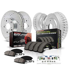 PowerStop [13-15 Civic] Z23 Evolution Sport Front & Rear Brake Kit - Drilled & Slotted Rotors, Silver Coated Drums
