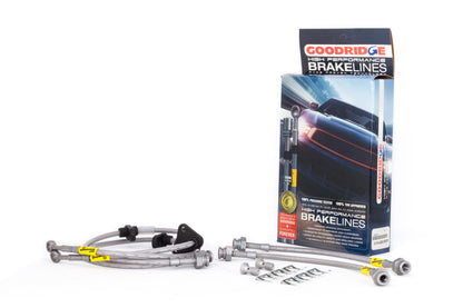 Goodridge [92-95 Civic] [93-00 del Sol] G-Stop Stainless Steel Brake Line Kit - Rear Drum