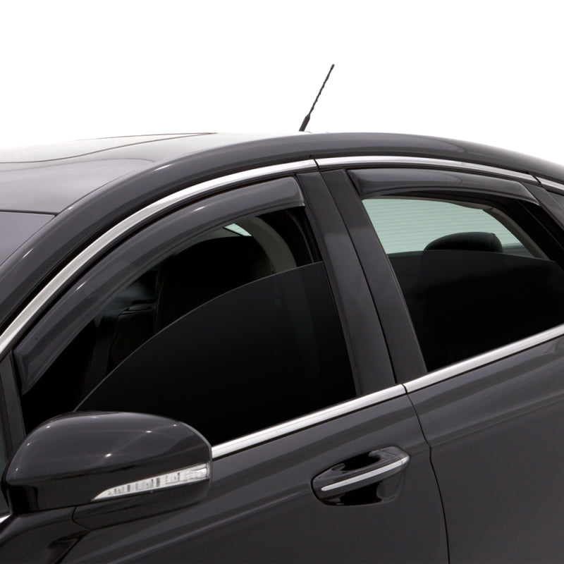 AVS [03-08 Corolla] Ventvisor In-Channel Front and Rear Window Deflectors 4-Piece - Smoke