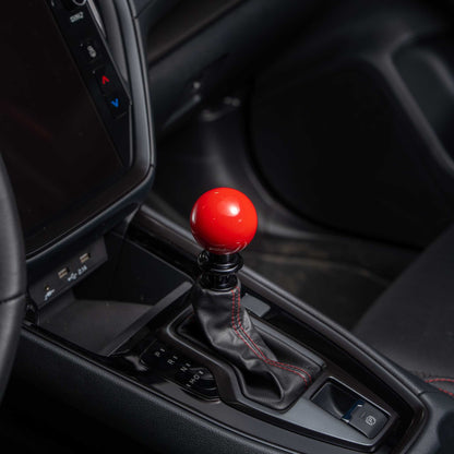 Billetworkz Automatic Shifter - Gloss Red - Fits Subaru CVT: WRX (15–21), Crosstrek (13–23), Forester (14–18), Impreza (12–23), Legacy/Outback (10–14)