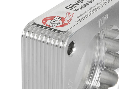 aFe [03-06 350Z] [03-07 G35] Silver Bullet Throttle Body Spacer - Silver, VQ35DE - 46-36008