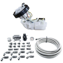 DeatschWerks [01-05 Civic / 02-06 RSX] DW400 Pump Module and Return Kit - Stainless CPE Fuel Lines