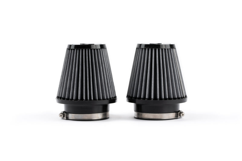 AMS Performance [16-24 Q50 / 17-22 Q60] 80mm Air Intakes - Black