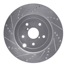 DFC [18-25 WRX STI] Rear Right Drilled and Slotted Brake Rotor - Silver, DFC631-13042R