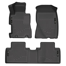Husky Liners [06-07 Civic] WeatherBeater Front and 2nd Seat Floor Liners - Black, HSL98411