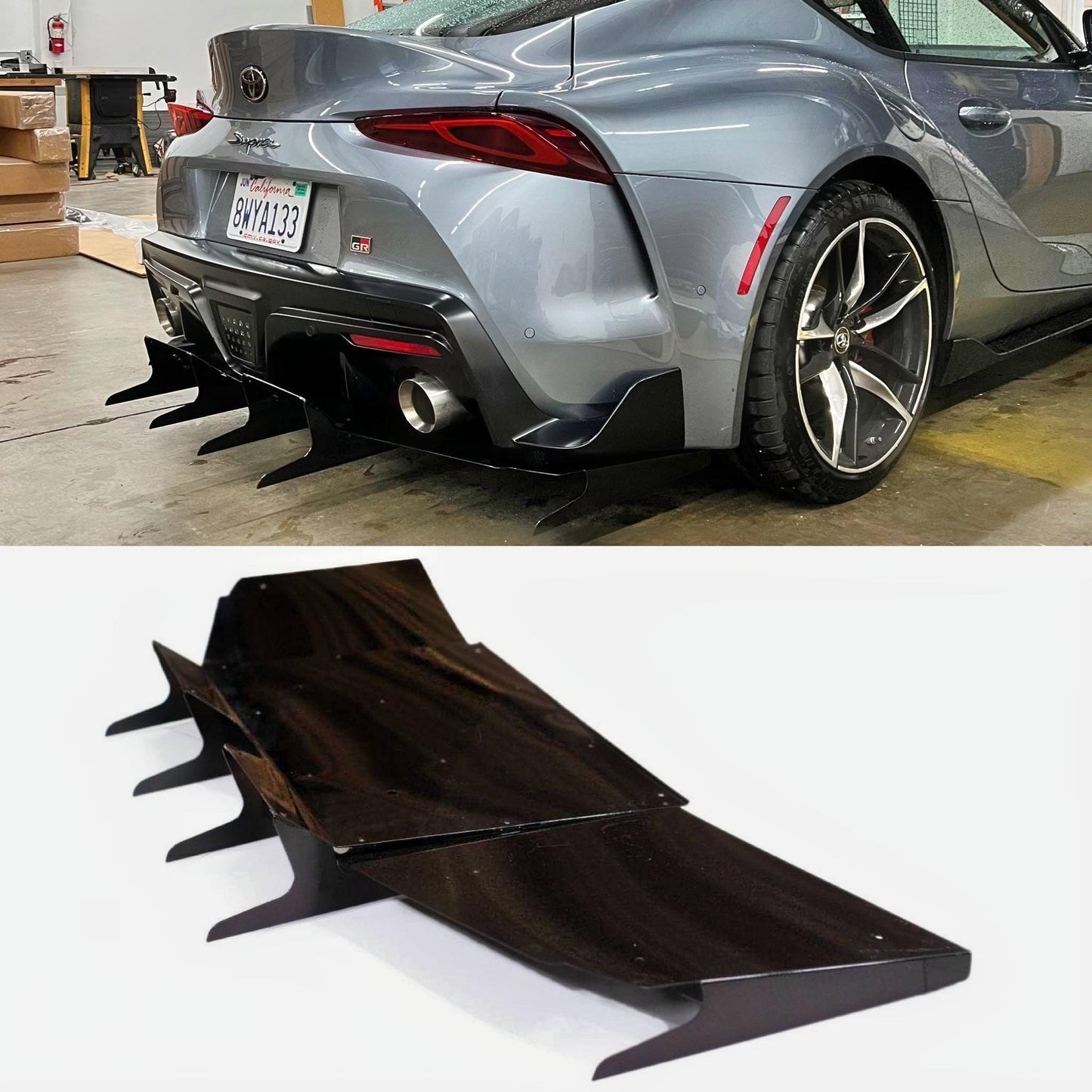 AeroflowDynamics [20-22 Supra A90] Rear Diffuser V5 - Aggressive