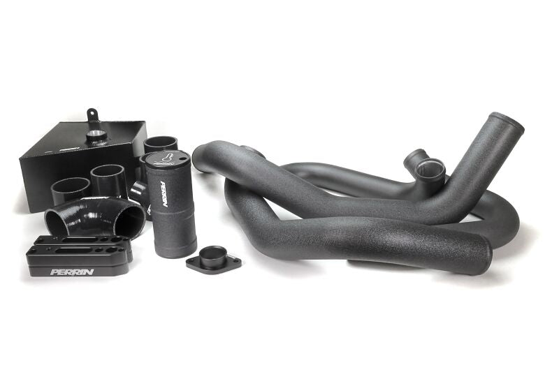 Perrin Performance [15-21 WRX] Front Mount Intercooler Boost Tube Kit - Black