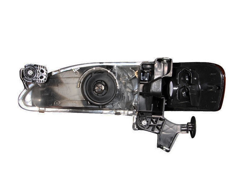ANZO [98-00 Corolla] Crystal Headlight Set - Clear Lens, Black Housing