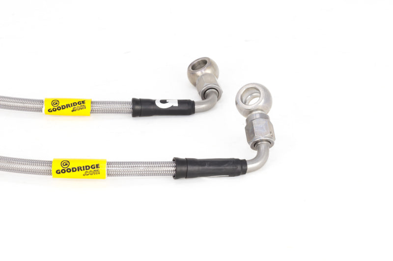 Goodridge [17-18 Civic] G-Stop Stainless Steel Brake Line Kit - Natural Finish