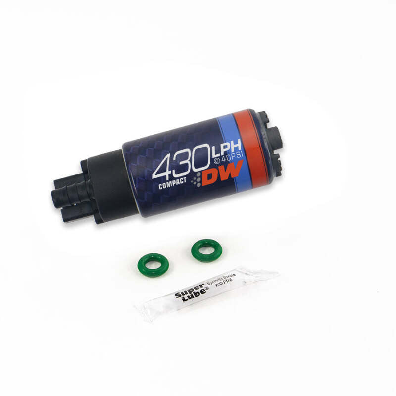 DeatschWerks [02-06 RSX] [01-05 Civic] [06-15 MX-5] DW430C 430 LPH Compact Fuel Pump - Black