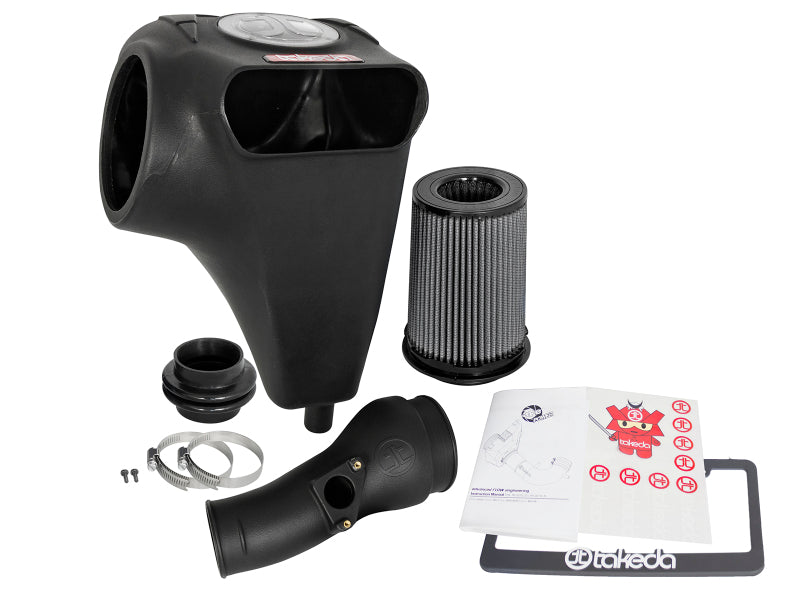 aFe Takeda [16-21 Civic 1.5L Turbo] Momentum Cold Air Intake System - Black, Pro DRY S Filter