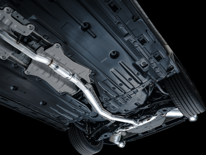 AWE Tuning [22-26 Civic Si/Integra] Touring Edition Catback Exhaust - Dual Chrome Silver Tips - Part AWE3015-32331