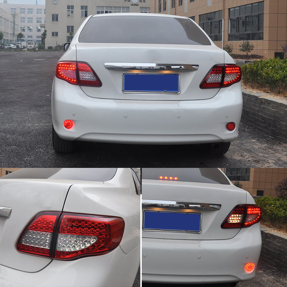 VLAND 08-11 Corolla Custom Tail Lights ABS, PMMA, GLASS Material (MOQ of 100)