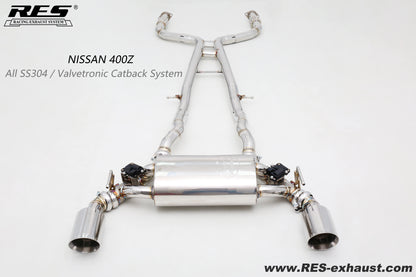 RES 23+ Nissan Z Valvetronic Catback Exhaust