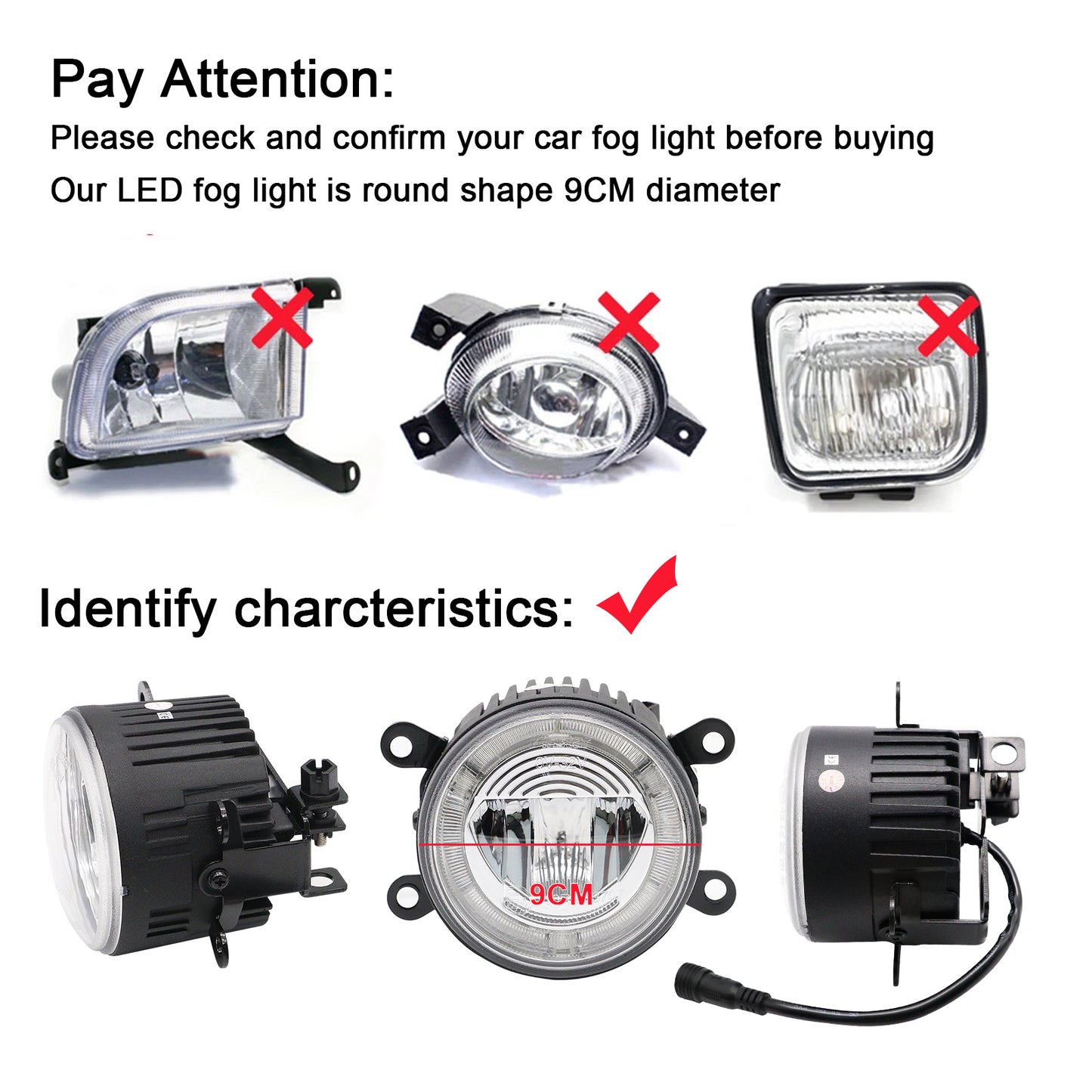 JDMuscle LED / Halo DRL Fog Light Housings 15-21 WRX or STI / 13+ BRZ or FT86 / 14+ Forester