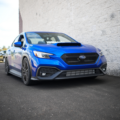 JDMuscle 22-24 Subaru WRX Oversized Hood Scoop V1 | Gloss Black / Paint Matched / Carbon Fiber Bulge Style