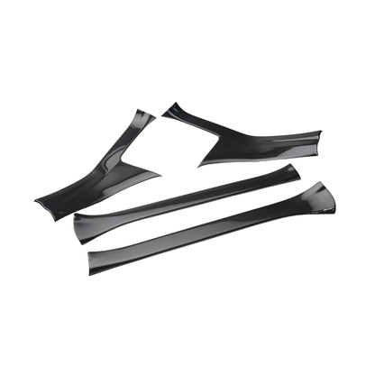 JDMuscle [22-26 WRX] Pre-preg Carbon Fiber Door Sill Scuff Covers (4PCs)