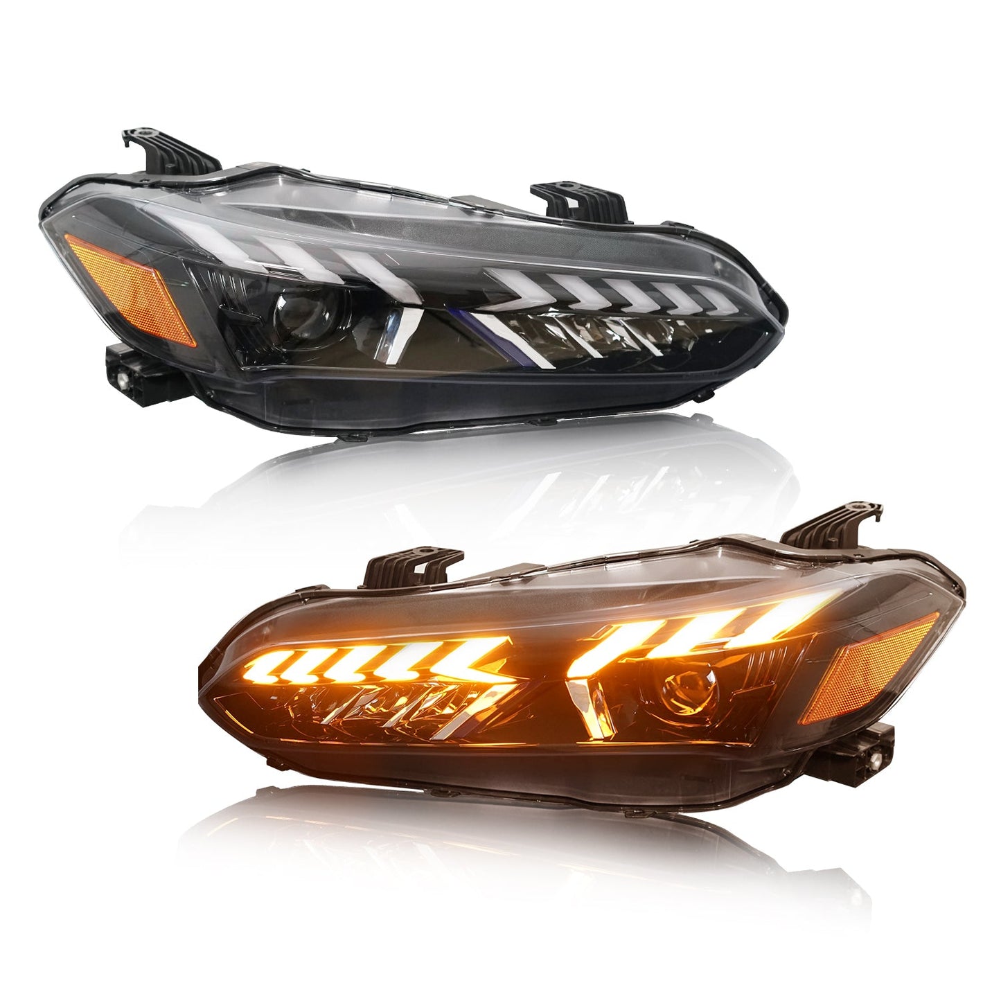 Archaic Full LED Headlights Assembly For 11th Gen Honda Civic 2021-2023