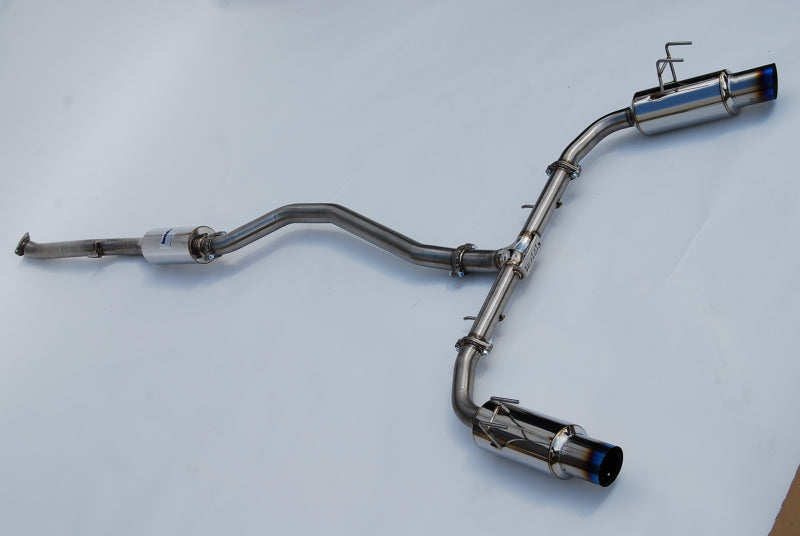Invidia [22-26 Civic Si 1.5T] N1 Cat-Back Exhaust - Burnt Titanium Tips, 70mm, Part invHS22HS4GD1STL