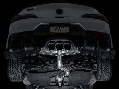 AWE Tuning 2024 Acura Integra Type S DE5 FWD Track Edition Exhaust with Triple Chrome Silver Tips
