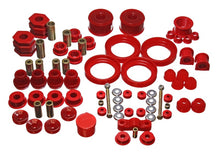 Energy Suspension [96-00 Civic/CRX] Hyper-Flex Master Bushing Set - Red, Part 16.18110R